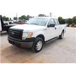 2011 FORD F150 Pickup Truck; VIN/SN:1FTEX1EM0BFB46854 -:- 4x4, ext. cab, V6 gas, A/T, AC, 68,662 mil