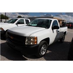 2011 CHEVROLET 1500 Pickup Truck; VIN/SN:1GCNCPEA0BZ325639 -:- V8 gas, A/T, AC, 31,464 miles