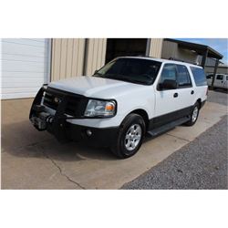 2014 FORD EXPEDITION; VIN/SN:1FMJK1G51EEF63330 -:- 4x4, V8 gas, A/T, AC, Warn VR1000 winch, 3rd row 