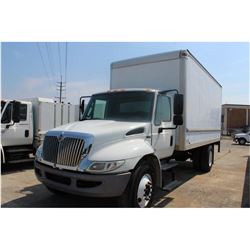 2012 INTERNATIONAL 4300 Box Truck; VIN/SN:3HAJTSKM6CL661039 -:- Int. diesel, Eaton A/T, 25,500# GVWR