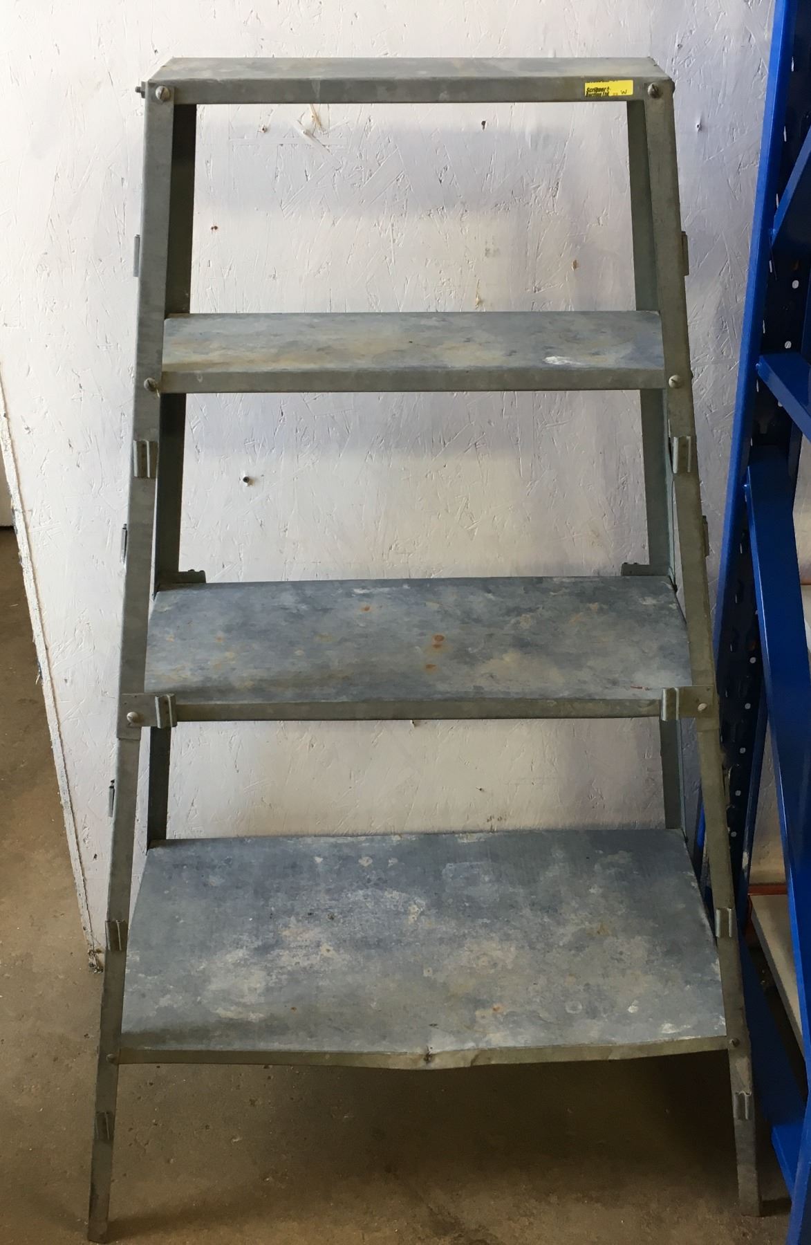 Galvanized Display Shelving Unit