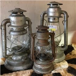 Barn Lantern Trio