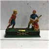 Image 1 : Cast Iron Coin Bank "Baseball" (Reproduction)