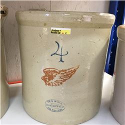 4 Gallon Redwing Crock