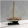 Image 1 : Sail Boat Decor (14" High)