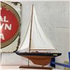 Image 1 : Sail Boat Decor (35" High)