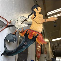 Mermaid & Goose (Outdoor Sign Décor from Bar / Tavern)