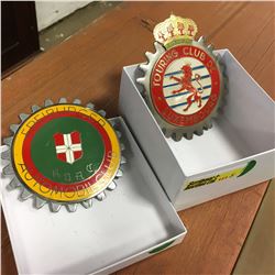 Auto Club Badges (2): "Freiburger" & "Luxembourg"