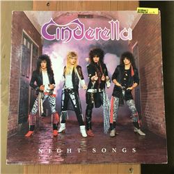 Record Album: Night Songs - Cinderella (Note: Autographed)