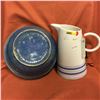 Image 1 : Royal Doulton Pitcher & Blue Redcliff Pottery Bowl