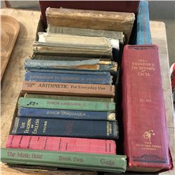 Tray Lot: School Books (20)