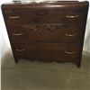 Image 2 : 3 Drawer Dresser w/Round Mirror