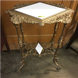 Cast Cherub 2 Tier Parlor Table