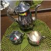 Image 1 : Leonerd Silver Plated Coffee Pot & Cream & Sugar