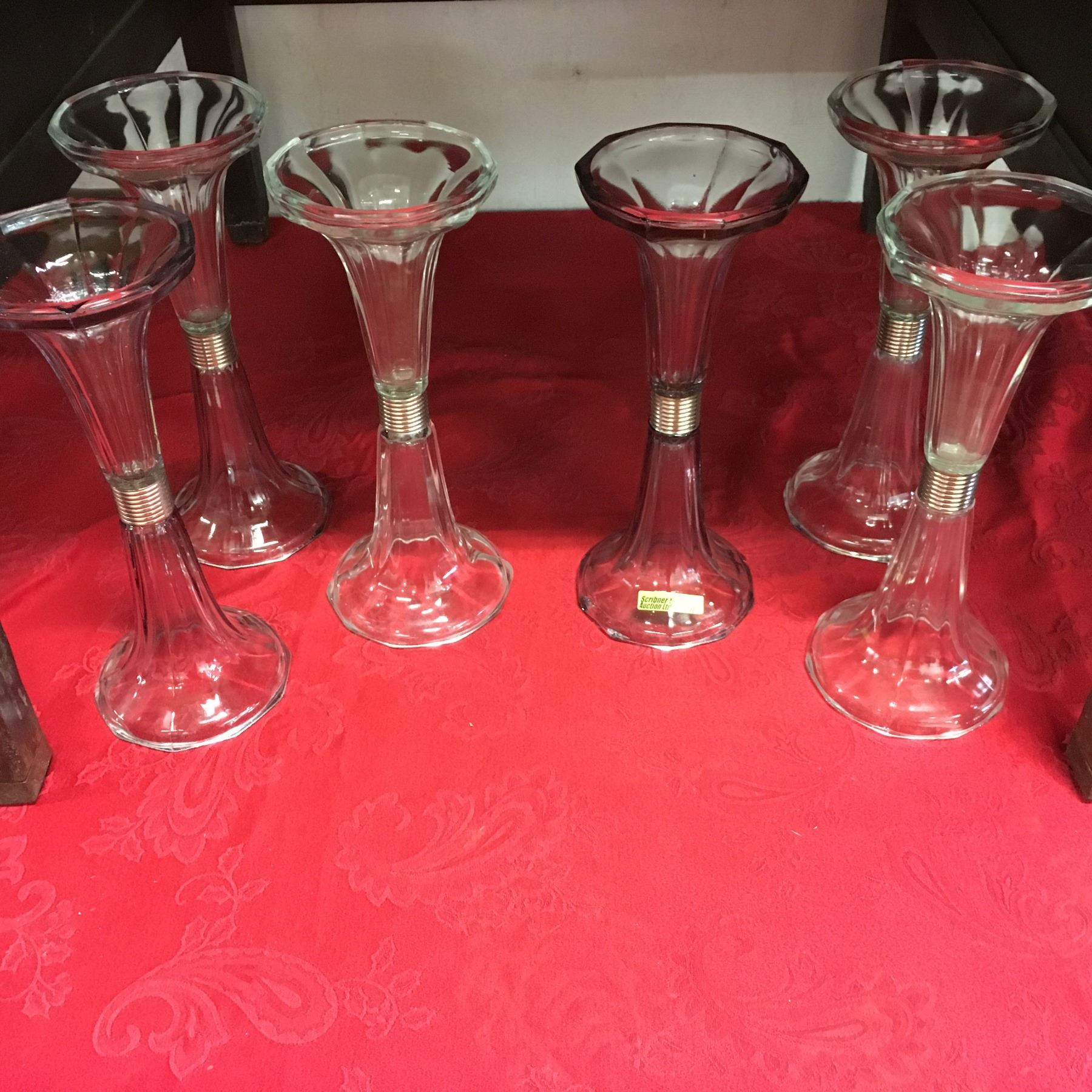 6 Glass Stanchions (Display Shelf Risers)