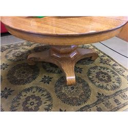 Round Pedestal Table  Watertown Table/Slide Co. 