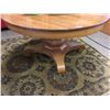 Image 1 : Round Pedestal Table "Watertown Table/Slide Co."