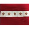 Image 2 : Canada One Cent - Strip of 5: 2003; 2005; 2005P; 2006; 2006P; Magnetic