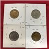 Image 2 : Canada Five Cent - Group of 4: 1942; 1942; 1943; 1944