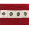 Image 2 : Canada Five Cent - Group of 4: 1949; 1950; 1951; 1951