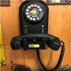 Wall Mount Phone - Round Top Rotary