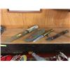 Image 1 : 3 Knives (1 Antler Handle & 2 Wooden Handle)