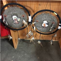 2 Dream Catchers (16" Dia)