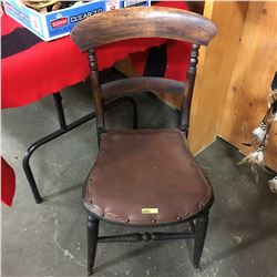 Rounded Top Country Kitchen Chair