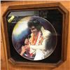 Image 1 : Elvis Remembered Collector Series Plate "Loving You" Framed