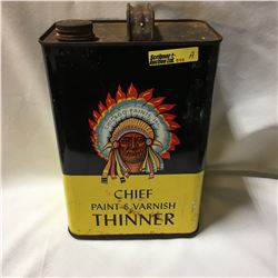 Chief Paint & Varnish Thinner 1 Gallon Tin