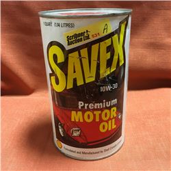 Oil Quart Tin - Full : Savex