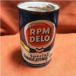 Oil Quart Tin - Full : RPM Delo