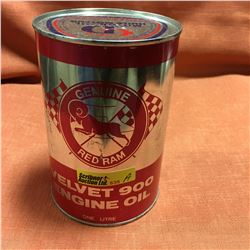 Oil One Litre Tin - Full : Red Ram Velvet 900