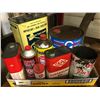 Image 1 : Tray Lot: Oil & Service Station Tins (9)