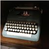 Image 2 : Wood Desk with Smith-Corona Typewriter !