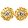 Image 1 : NATURAL MULTI COLOR CITRINE AMETHYST & TOPAZ Earrings