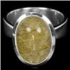 Image 1 : Natural Rutilated Quartz 14 x 10 MM Ring