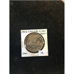 1952 CANADA SILVER DOLLAR!