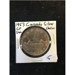 1953 (SF,SWL) CANADA SILVER DOLLAR!