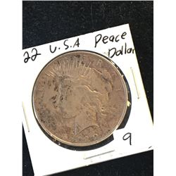 1922 USA PEACE DOLLAR!