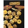 Image 2 : MISCELANIOUS LOT OF RCAF,RCHA,NAVY PINS BUTTONS ETC