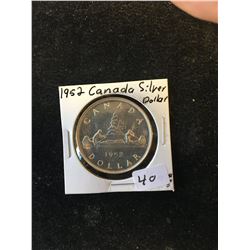 1952 CANADA SILVER DOLLAR!