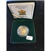 Image 1 : 2004 CANADA 50 CENT COIN! EASTER LILY! 24 K GOLD PLATE