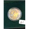 Image 2 : 2004 CANADA 50 CENT COIN! EASTER LILY! 24 K GOLD PLATE
