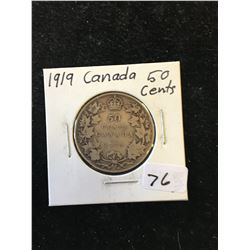 1919 CANADA 50 CENTS!