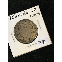 1929 CANADA 50 CENTS!