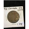 Image 1 : 1931 CANADA 50 CENTS!