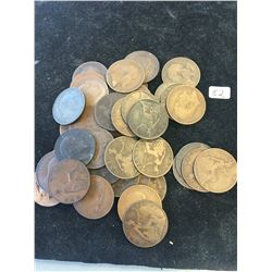 GREAT BRITAIN EDWARD VII PENNY LOT!