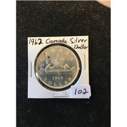 1962 CANADA SILVER DOLLAR!