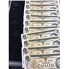Image 2 : 1973 BANK OF CANADA $1 NOTES! 10 IN SEQUENCE!